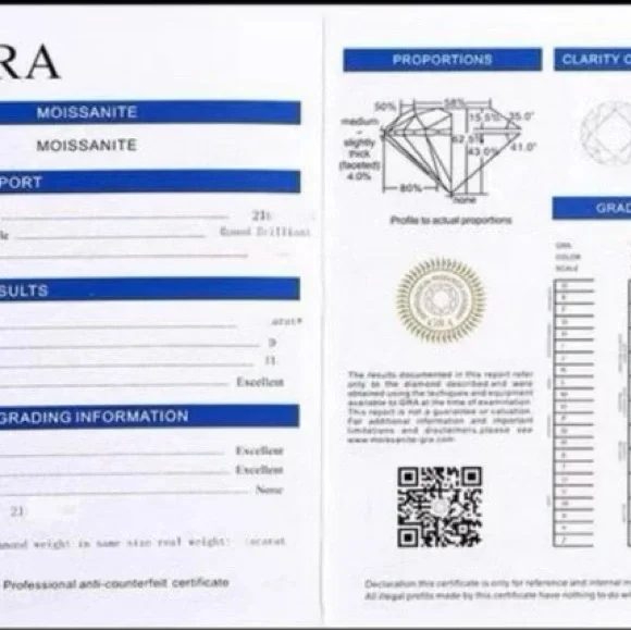 New 10 carats Diamond Moissanite Necklace - Picture 6 of 7